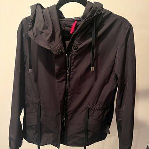 Piazza Sempione Black Windbreaker - Size 44